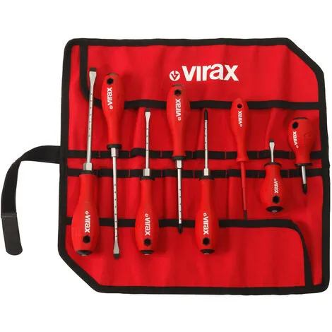 Jeu De 8 Tournevis Magnétiques En étui | 341820 - Virax 2 Jeu De 8 Tournevis Magnétiques En étui | 341820 - Virax – Image 2