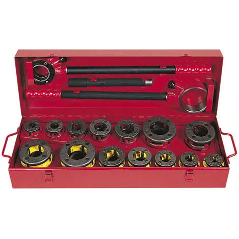 Filière Manuelle à Têtes BSPT Droites Ø3/8 à 2 VIRAX - 136282 1 Filière Manuelle à Têtes BSPT Droites Ø3/8 à 2 VIRAX - 136282