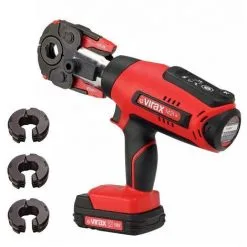 Presse à Sertir Viper® M21+ VIRAX + Pince Mère + 2 Batteries + Inserts Profil TH Ø16-20-26 (multicouche) - 253511