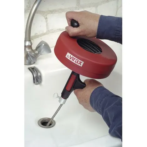 Déboucheur Manuel à Tambour VIRAX Pour Canalisation Ø25-50 Mm - 290600 2 Déboucheur Manuel à Tambour VIRAX Pour Canalisation Ø25-50 Mm - 290600 – Image 2